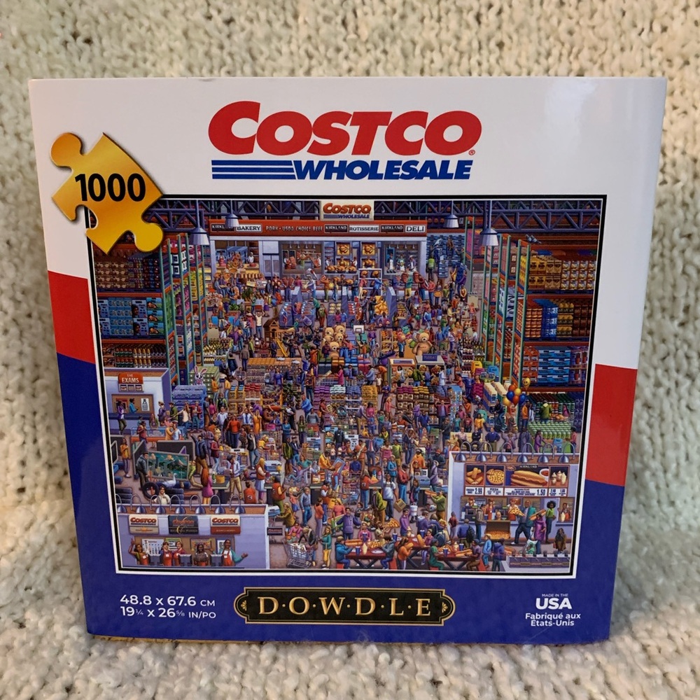 Costco new 1000 piece jigsaw puzzle.